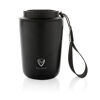 Cuppa Tumbler with Lanyard (black with sample branding)