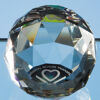 5cm Optical Crystal Facet Ball Paperweight