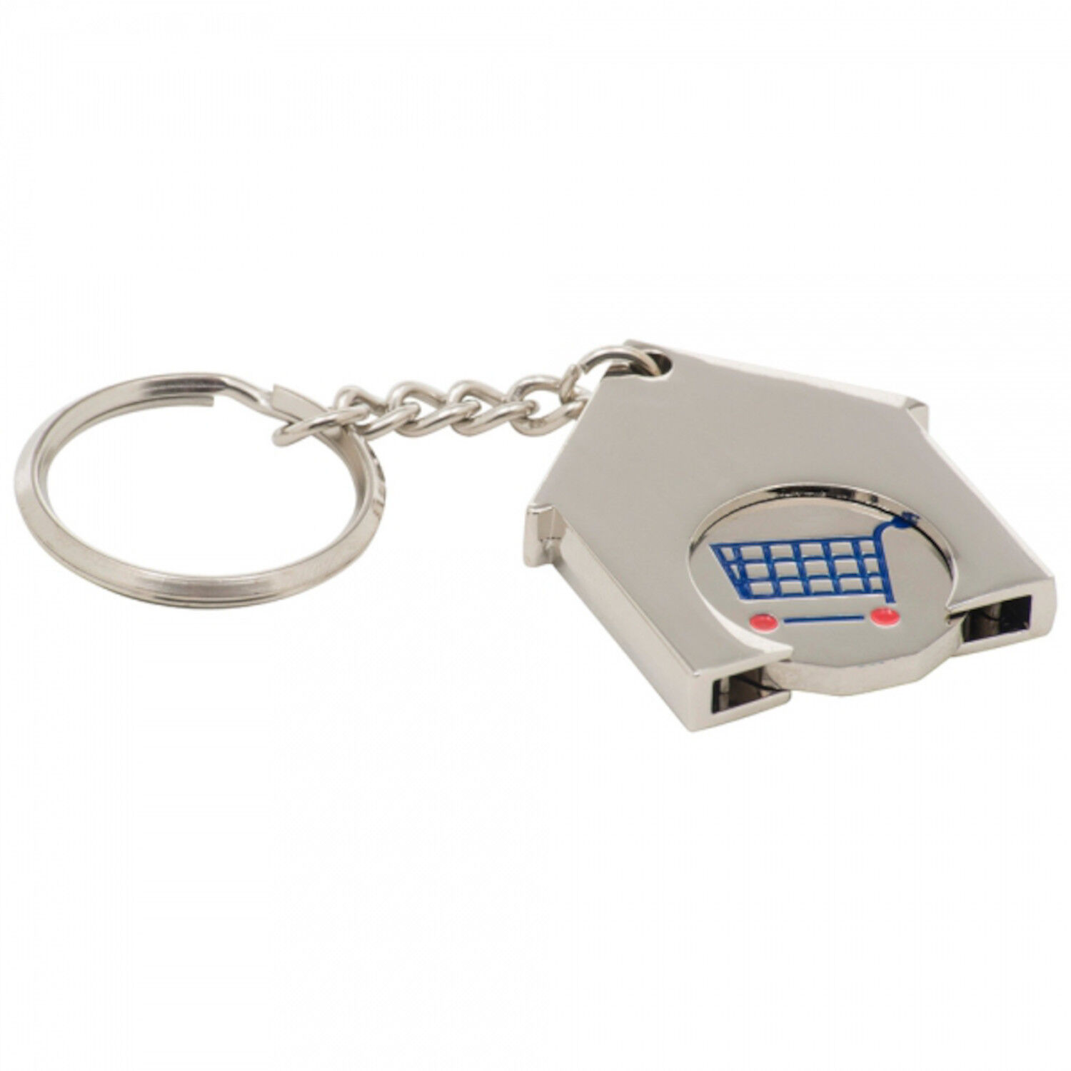 House Shaped Trolley Coin Keyring