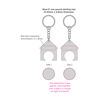 House-Shaped Trolley Coin Keyring (print template)