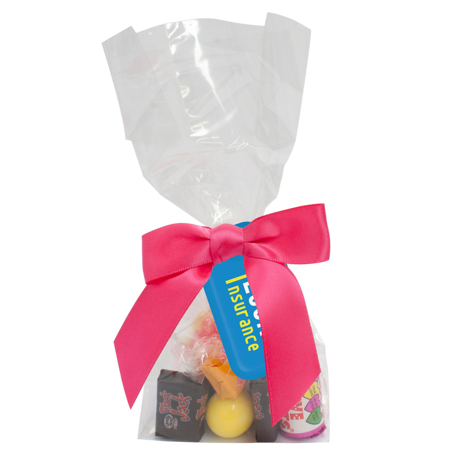 Sweet Filled Gift Bags with Printed Labels