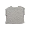 Mantis Ladies Organic Cropped T-Shirt (heather, back view)