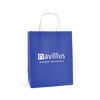 Medium Twist Handle Paper Bags in Blue