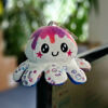Reversible Octopus Plush Toy Happy 