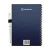 Stone Paper Notebook (navy with sample branding)