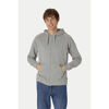 Neutral Tiger Cotton Zipped Hoodie