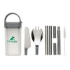 Pocketsize Travel Cutlery Set (sample branding)