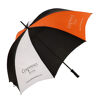 Promotional printed umbrellas black, white, orange