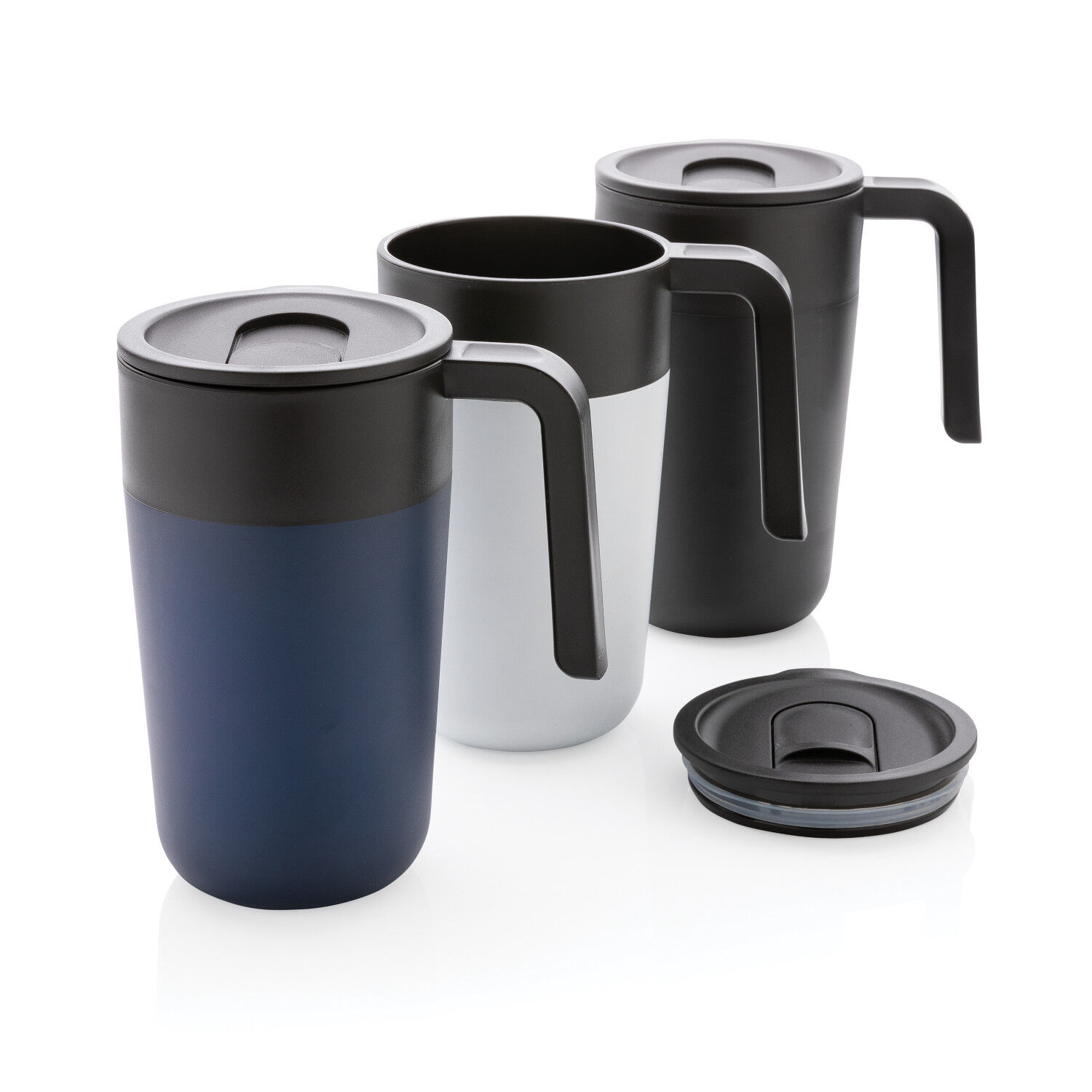 Recycled Travel Mug with Spill-Proof Lid