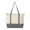 Recycled Polycotton Zippered Tote Bag