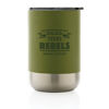 Recycled Steel Tumbler (green with sample branding)