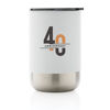 Recycled Steel Tumbler (white with sample branding)
