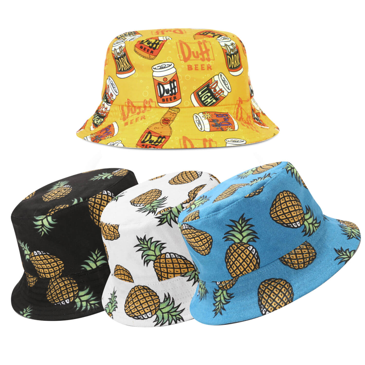 Reversible Bucket Hat with All Over Custom Print