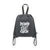 RPET Felt Drawstring Backpack (dark grey)