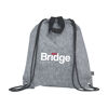 RPET Felt Drawstring Backpack (grey)