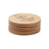 Bamboo Coasters (with sample branding)