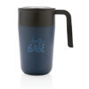 Stainless Steel and Recycled Plastic Travel Mug (sample branding)