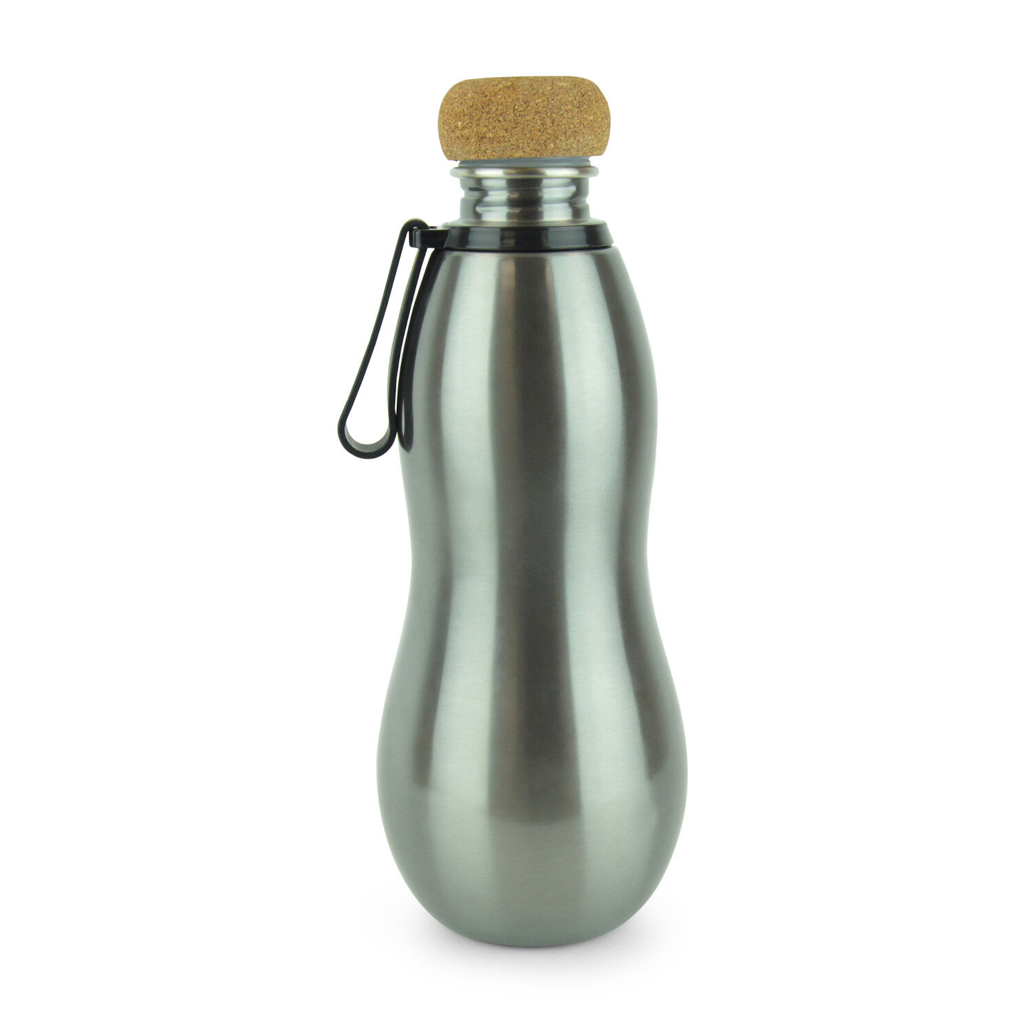 Stainless Steel Drinks Bottle with Cork Lid 690ml