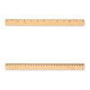 Wooden Promotional 30cms Ruler  (metric and imperial sides)