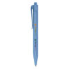 Terra Corn Bioplastic Ballpoint Pen (blue with sample branding)