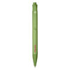Terra Corn Bioplastic Ballpoint Pen (moss green with sample branding)