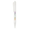 Terra Corn Bioplastic Ballpoint Pen (white with sample branding)
