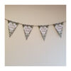 Threaded Wool and Paper Bunting