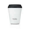 Topl Reusable Coffee Cup 8oz (off white)