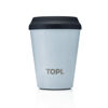 Topl Reusable Coffee Cup 8oz (stone grey)