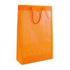Recyclable Transparent Bags with A4 Windows - Orange