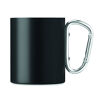   Steel Insulated Mug with Carabiner Handle (black)