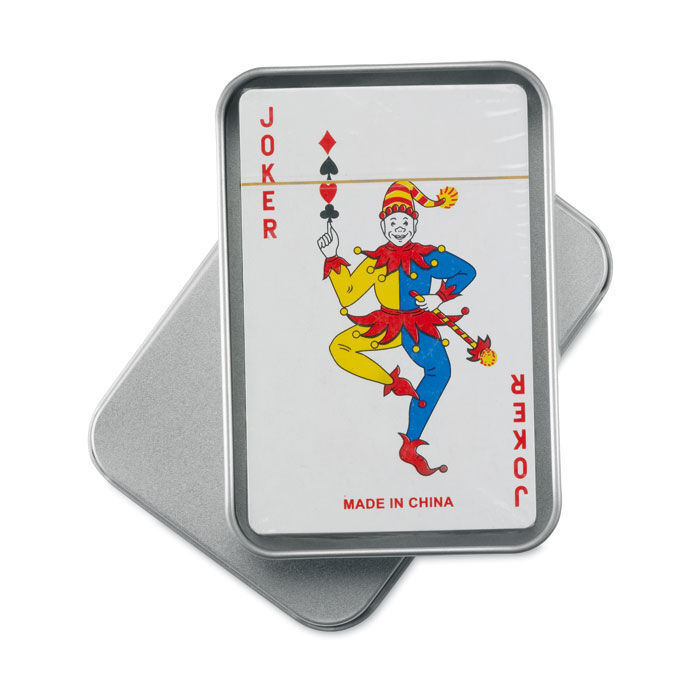 Playing Cards in a Tin