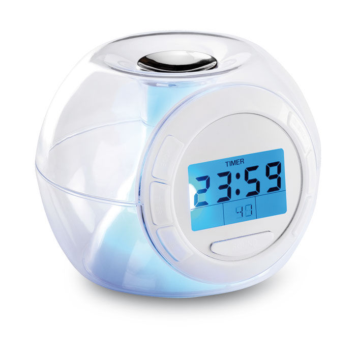 Colour Change Alarm Clock Branded