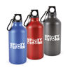 Sports Bottle in Aluminium with Carabiner (550ml)