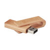 Rotating Bamboo Flashdrive 16GB