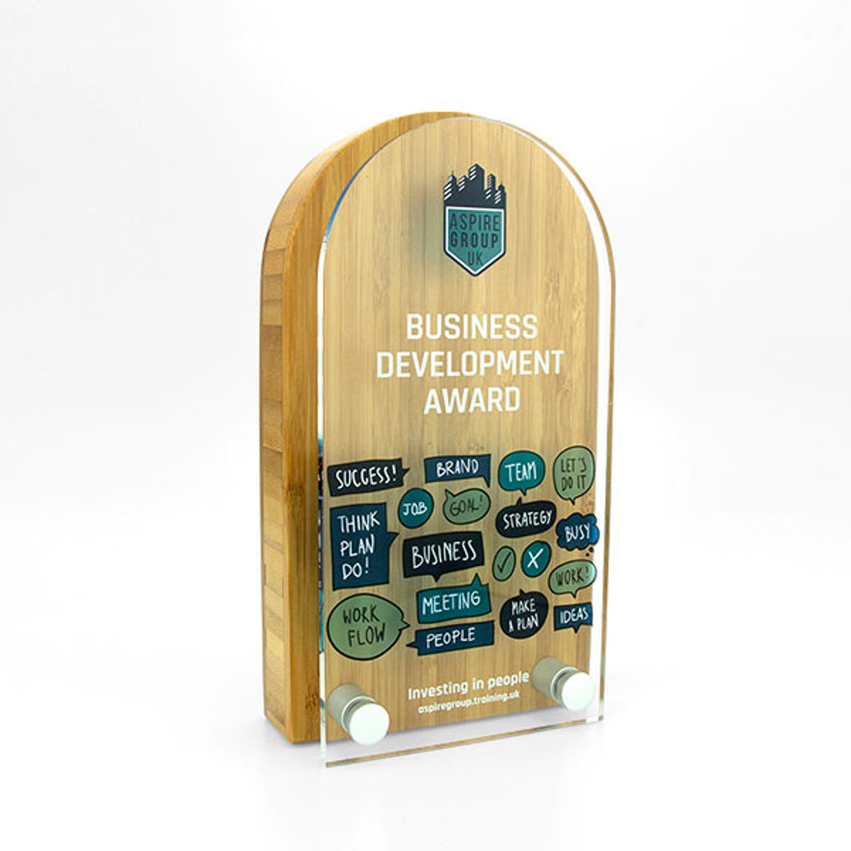 Bamboo Achievement Awards with Acrylic Face