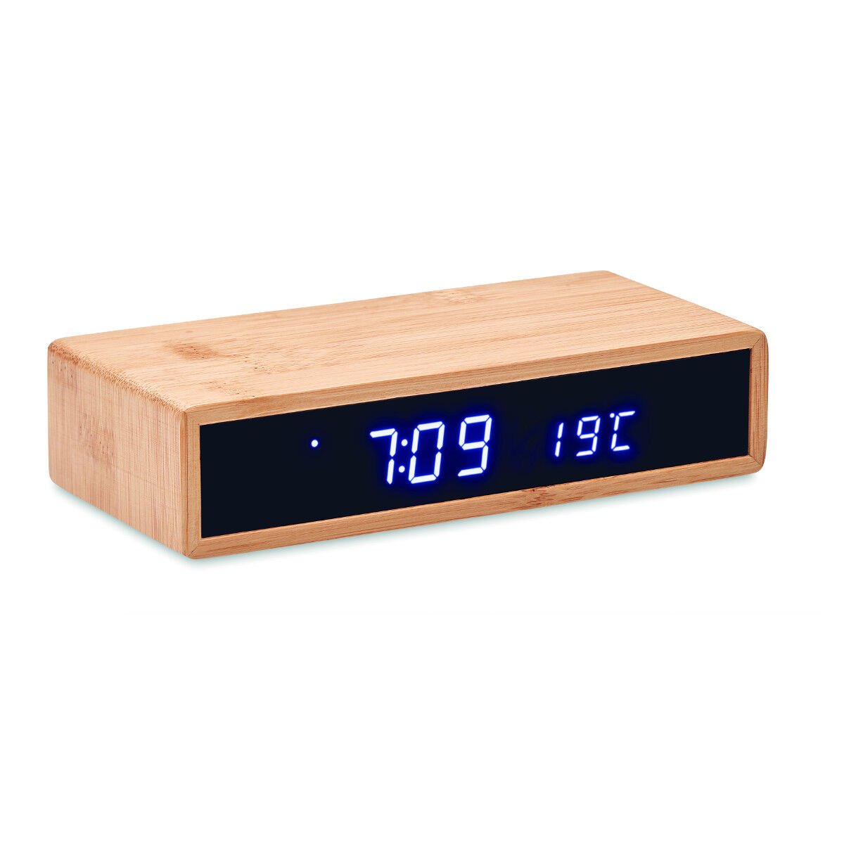 Bamboo Alarm Clock Wireless Charger
