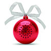 Bluetooth Christmas bauble speaker in red