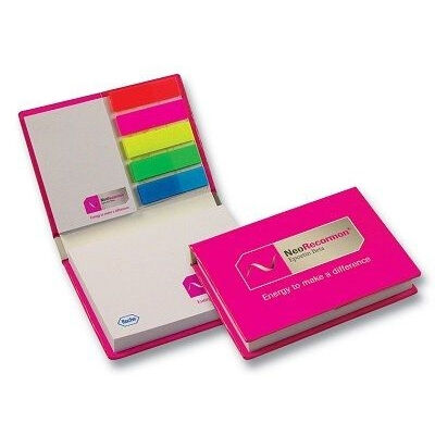 Branded Hardback Notepad & Sticky Tabs Set