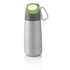 Steel Mini Water Bottles with Carabiner Green 