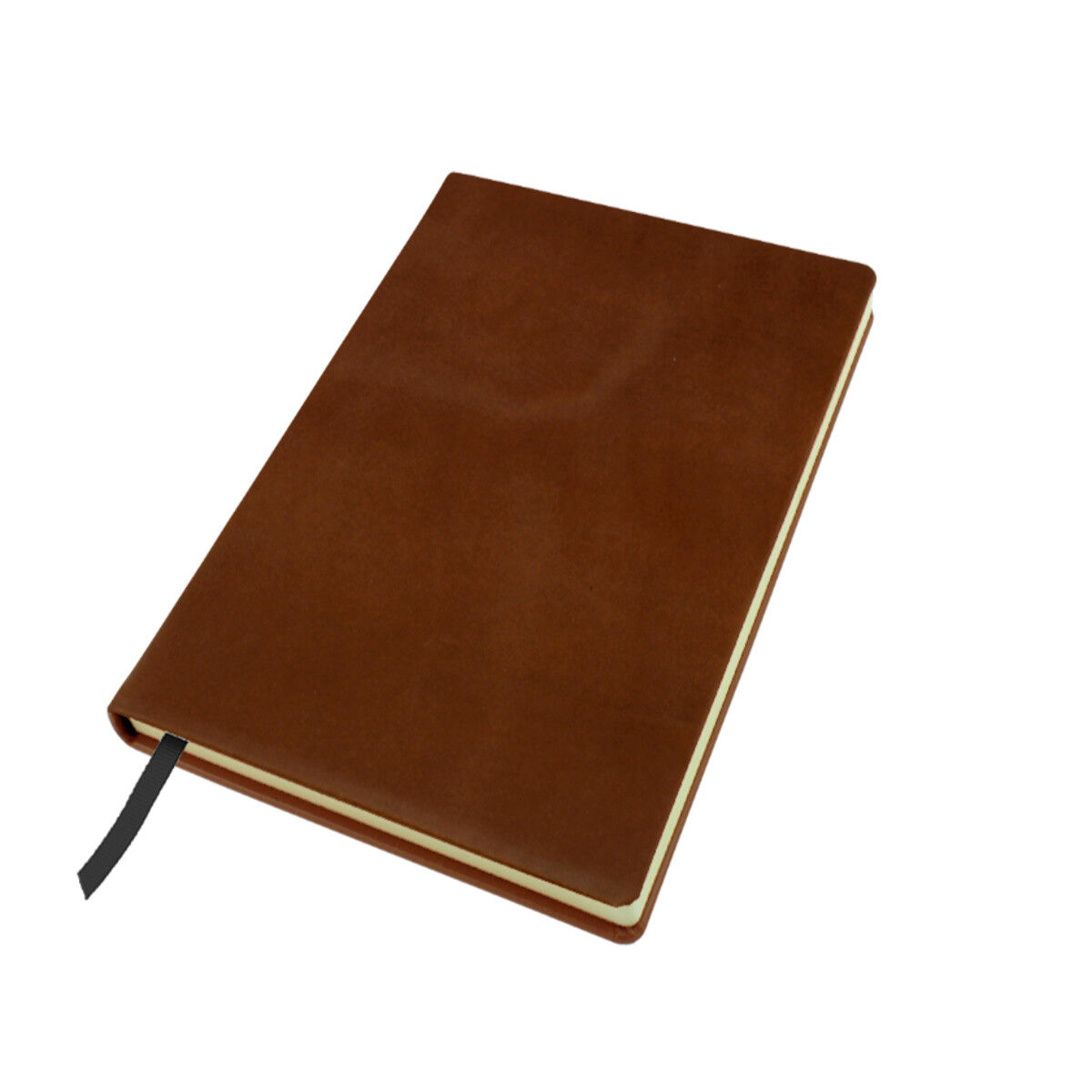 Casebound notebook with nappa leather cover