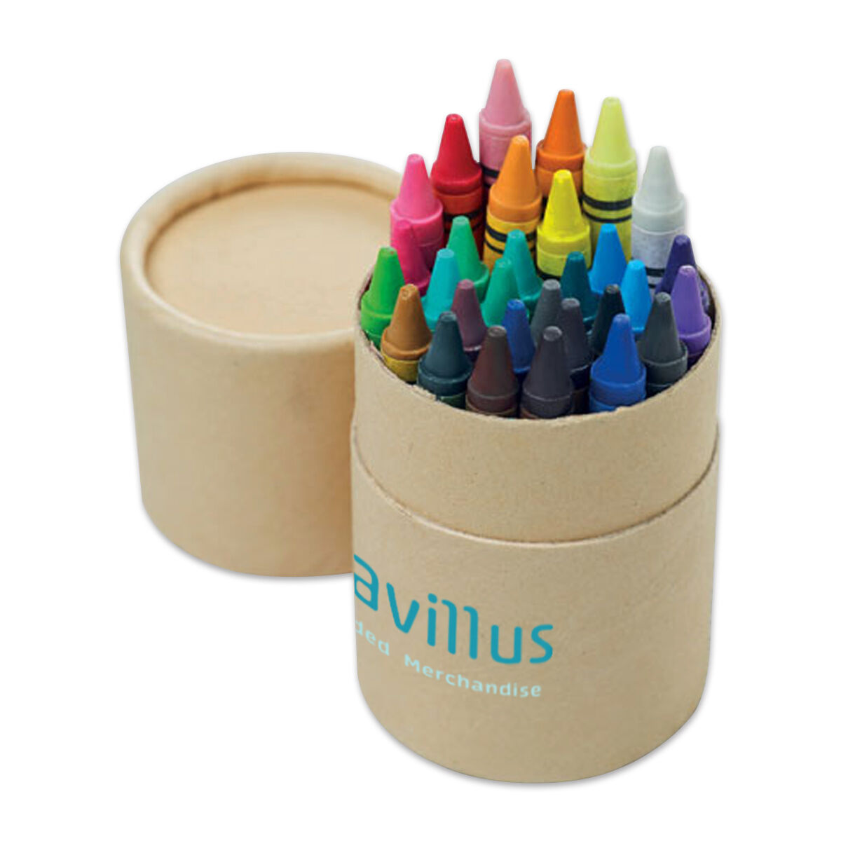Crayons In Natural Card Tube