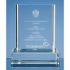 Customised Crystal Block Trophy Awards