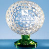 Optical Crystal Golfball on Green Base