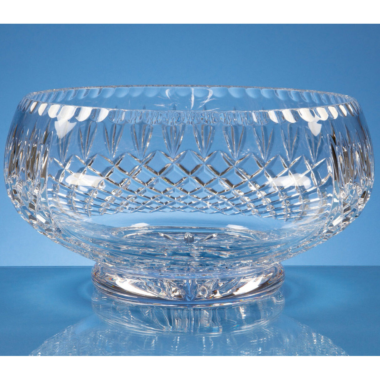 Engraved Lead Crystal Bowls and Vases