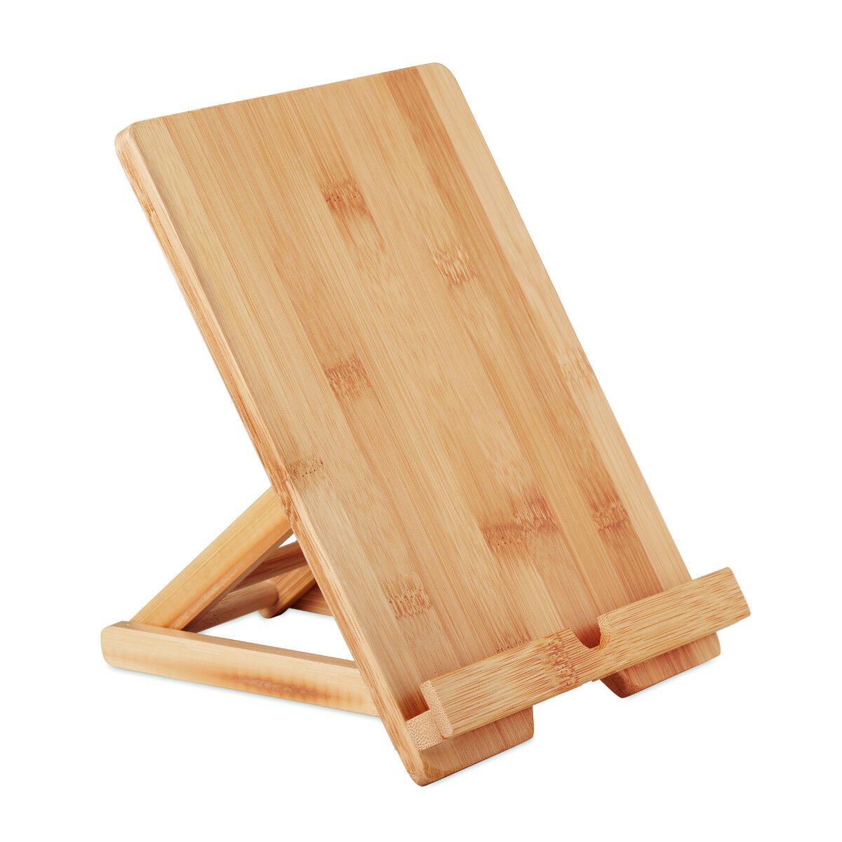 Adjustable Tablet stand in bamboo