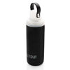 Glass Bottle with Silicon Sleeve - Black