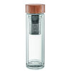 Promotional Glass Infuser Flask with Bamboo Lid