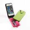 PU Leather Flip Up iPhone 5 Case with Strap