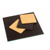 Leather tablemats - black